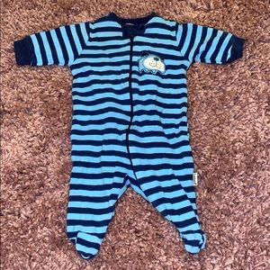 Zip up footie pajamas